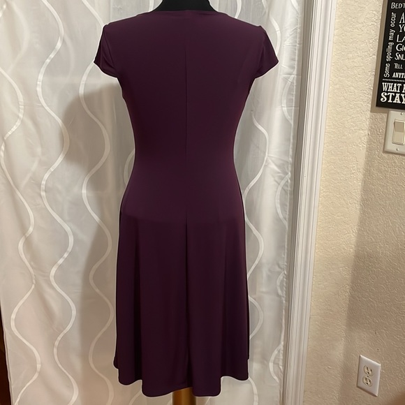 Bisou Bisou Purple Dress, Size 8 - Picture 3 of 4